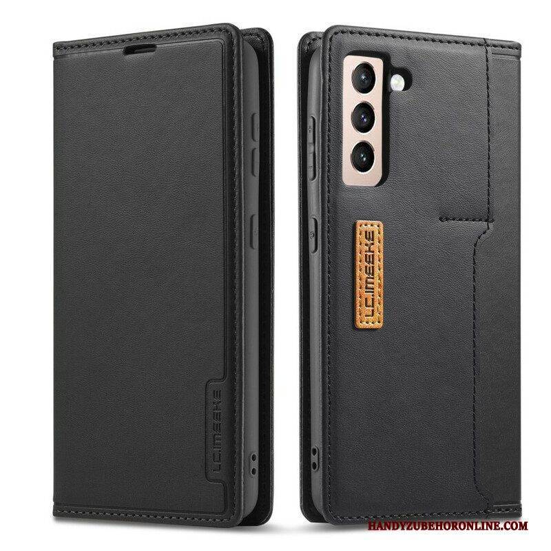 Schutzhülle Für Samsung Galaxy S21 FE Flip Case Lc-001 Serie Lc.imeeke