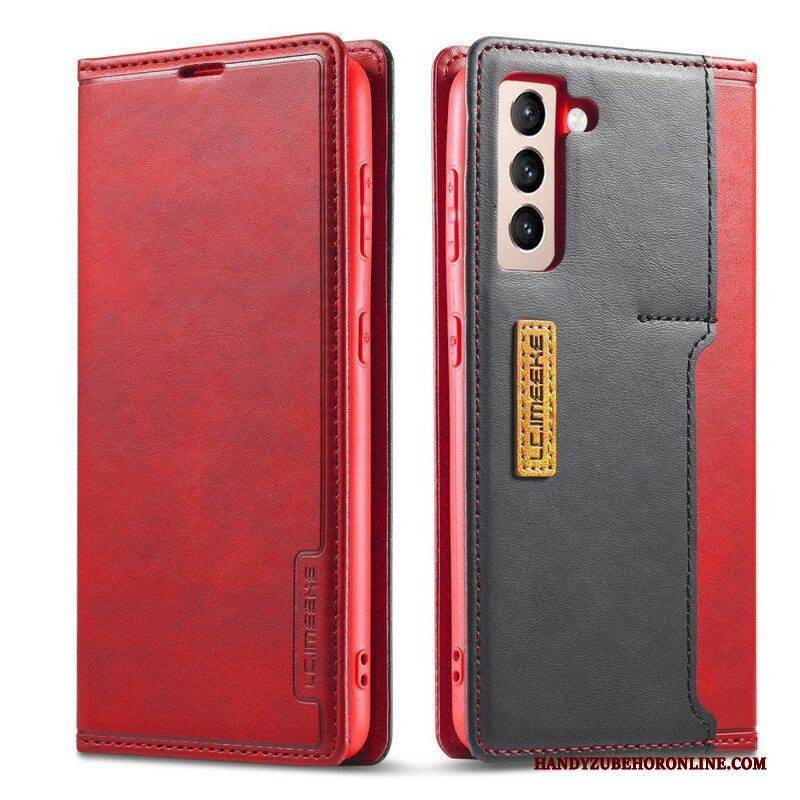 Schutzhülle Für Samsung Galaxy S21 FE Flip Case Lc-001 Serie Lc.imeeke
