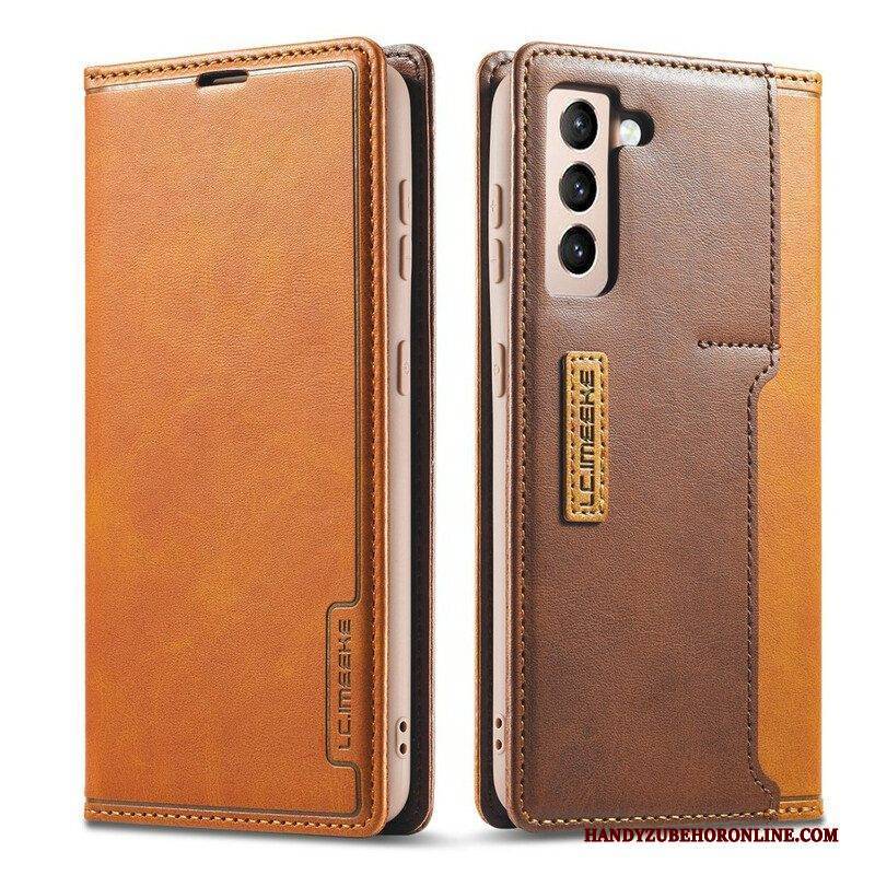 Schutzhülle Für Samsung Galaxy S21 FE Flip Case Lc-001 Serie Lc.imeeke