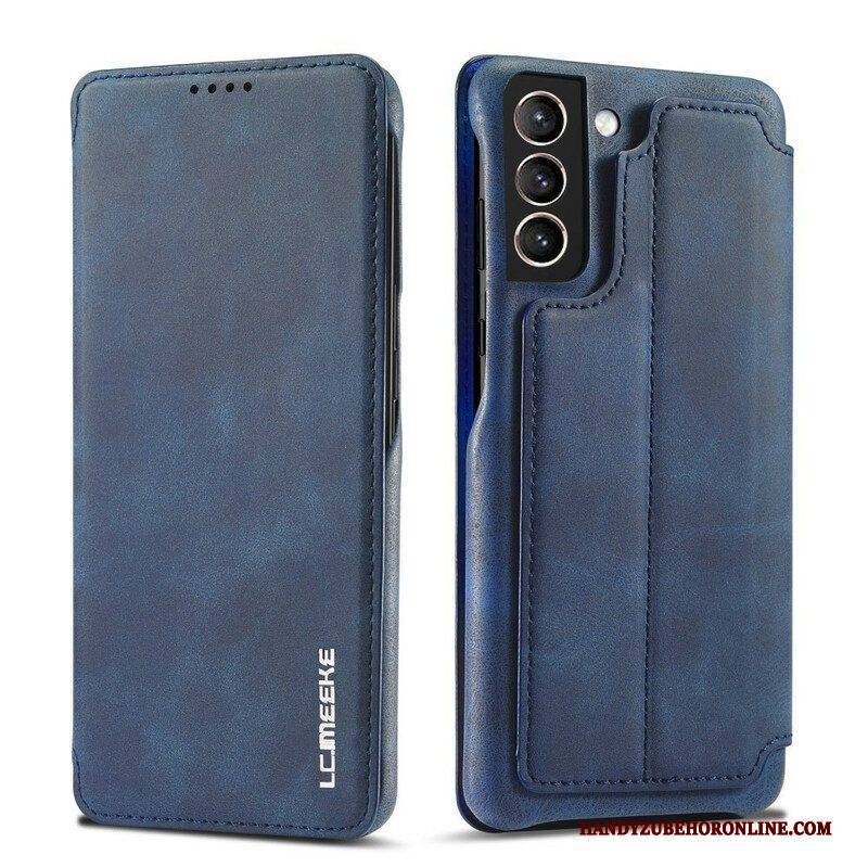 Schutzhülle Für Samsung Galaxy S21 FE Flip Case Lc.imeeke Ledereffekt