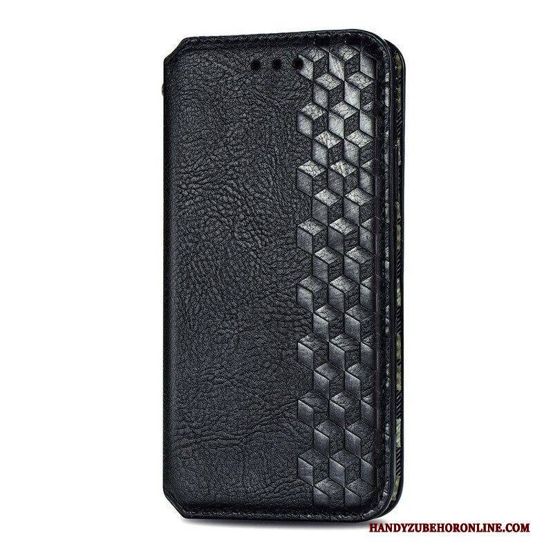 Schutzhülle Für Samsung Galaxy S21 FE Flip Case Rautenstruktur In Lederoptik