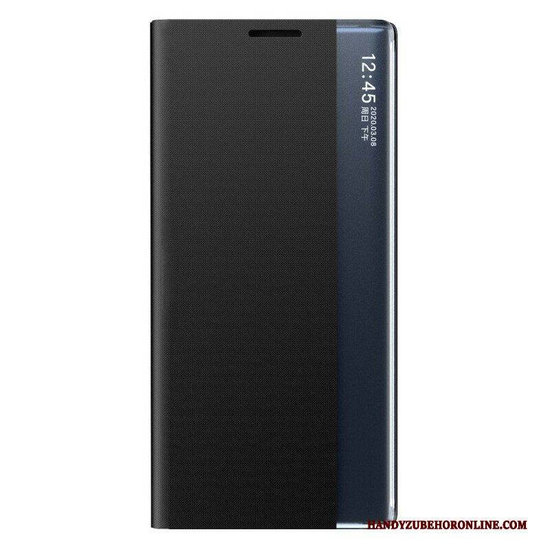 Schutzhülle Für Samsung Galaxy S21 FE Strukturierter Ledereffekt