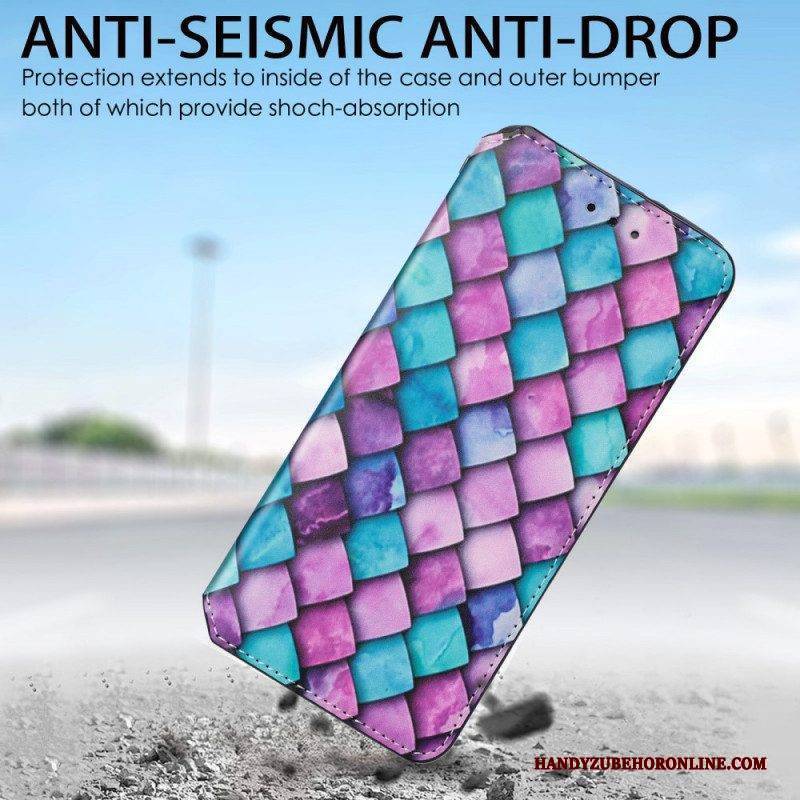 Schutzhülle Für Samsung Galaxy S21 Ultra 5G Flip Case Überraschendes Buntes Muster