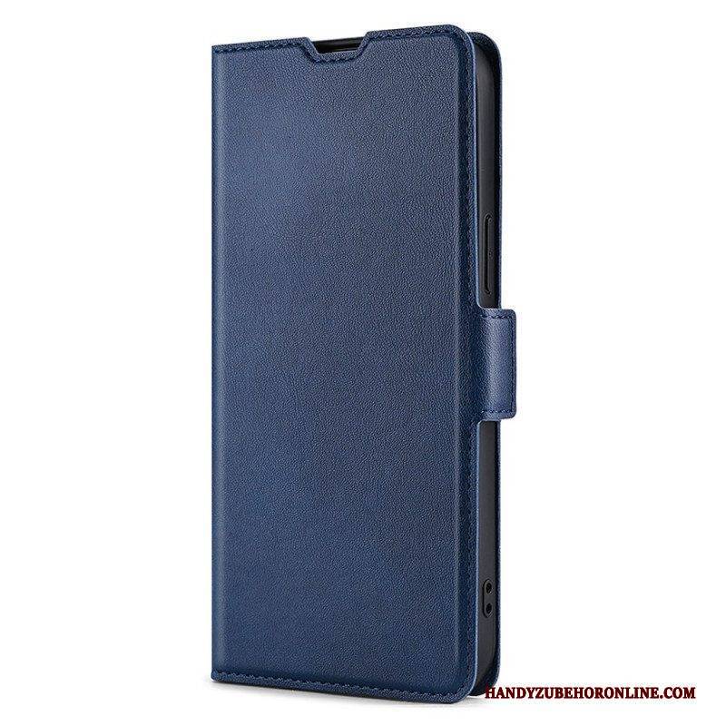 Schutzhülle Für Samsung Galaxy S22 Ultra 5G Flip Case Klassisches Kunstleder