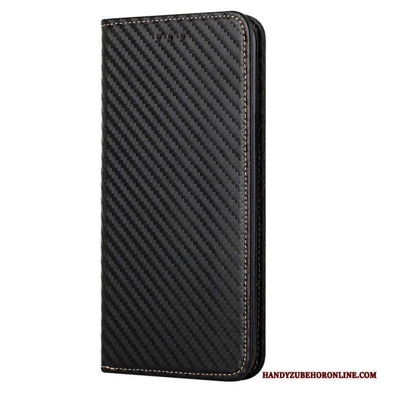 Schutzhülle Für Samsung Galaxy S23 Plus 5G Mit Kordel Flip Case Riemchen-carbonfaser-stil