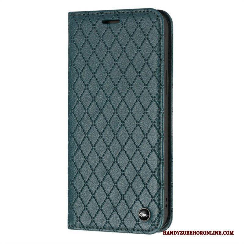 Schutzhülle Für Samsung Galaxy S23 Ultra 5G Flip Case Rfid-diamanten