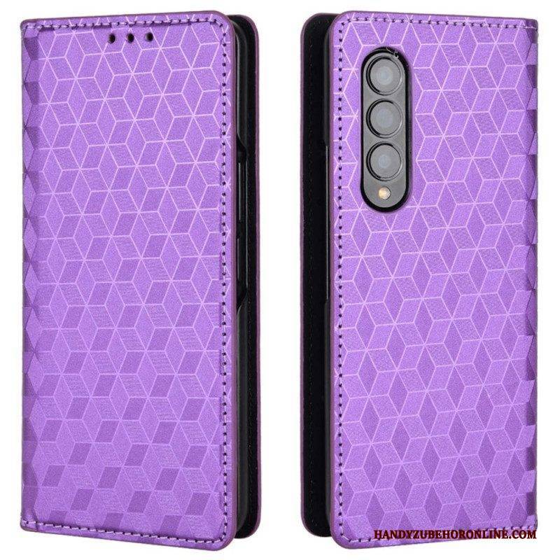 Schutzhülle Für Samsung Galaxy Z Fold 4 Flip Case 3d-würfel
