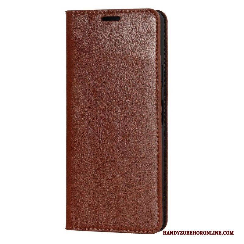 Schutzhülle Für Sony Xperia 10 IV Flip Case Echtes Leder
