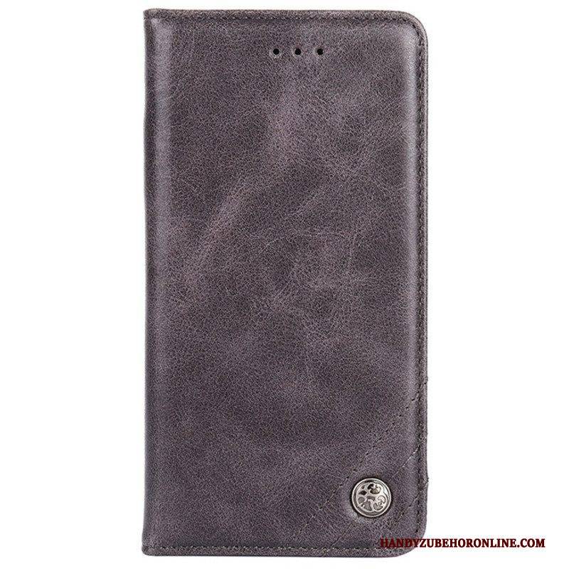Schutzhülle Für Sony Xperia 10 IV Flip Case Zierniete Aus Kunstleder