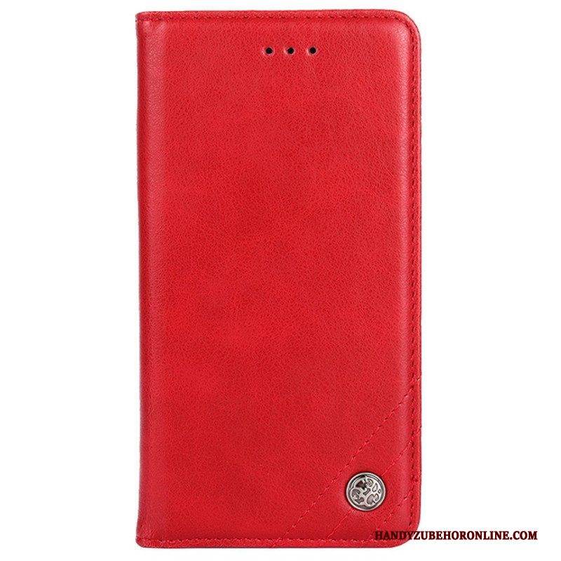 Schutzhülle Für Sony Xperia 10 IV Flip Case Zierniete Aus Kunstleder