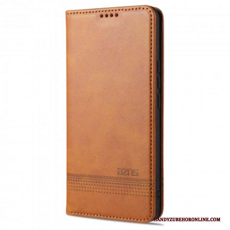 Schutzhülle Für Vivo X60 Pro Flip Case Azns Leder-styling