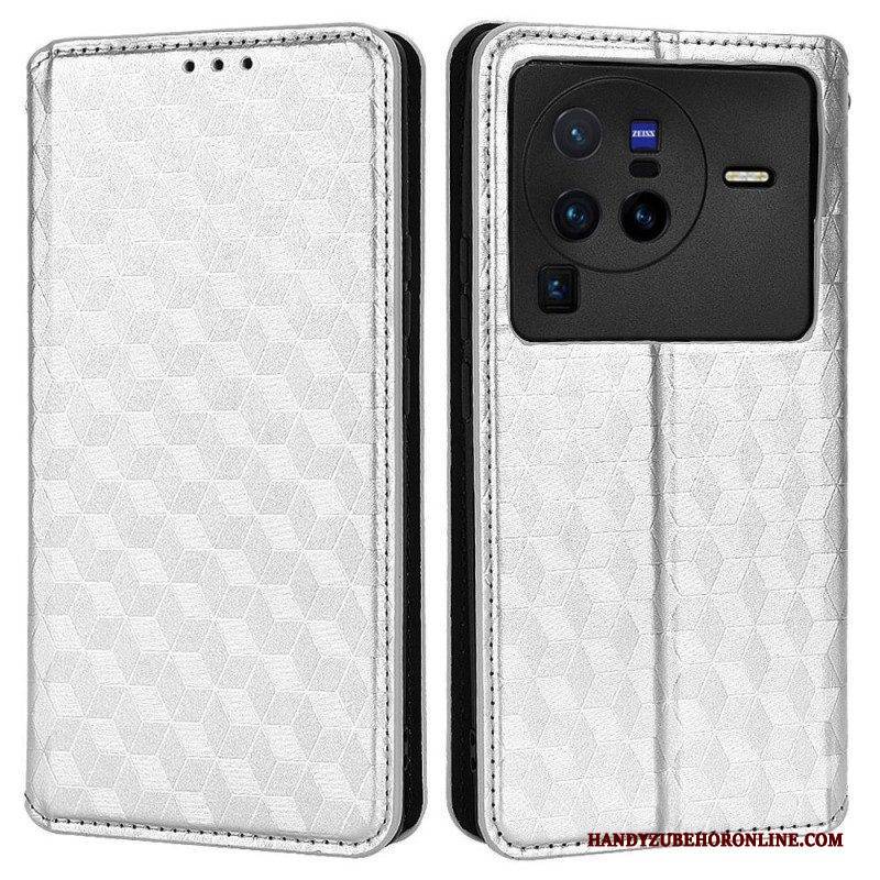 Schutzhülle Für Vivo X80 Pro Flip Case 3d-würfel