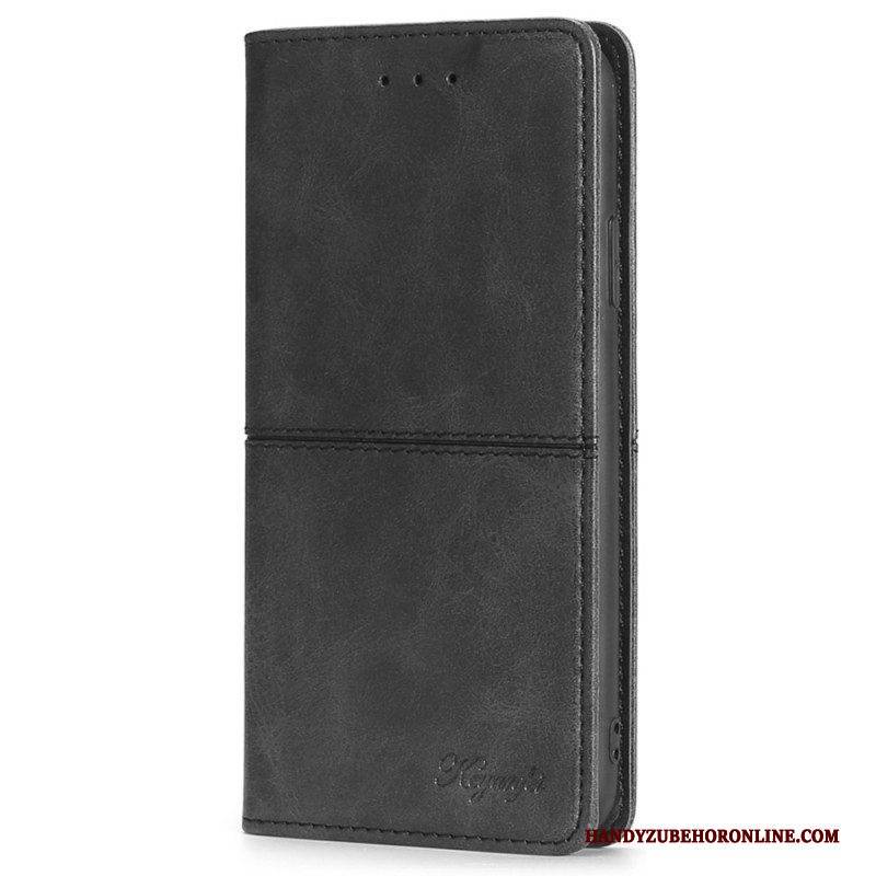 Schutzhülle Für Vivo Y22s Flip Case Retro-ledereffekt