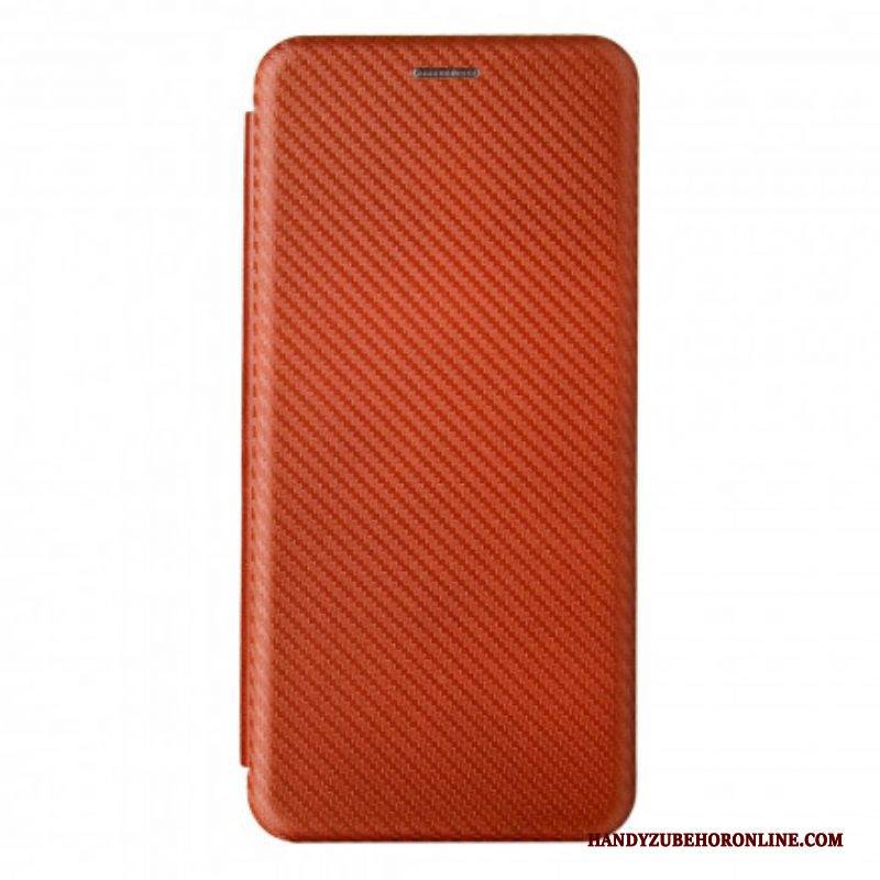Schutzhülle Für Vivo Y33s Flip Case Farbiges Carbon-silikon