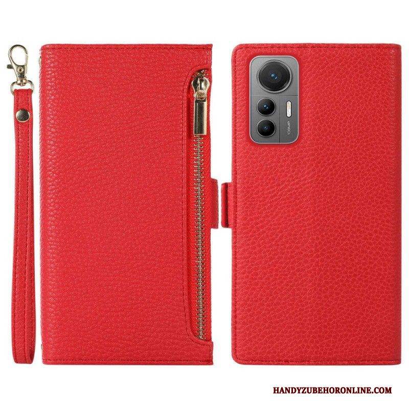 Schutzhülle Für Xiaomi 12 Lite Flip Case Vordertasche Und Trageband
