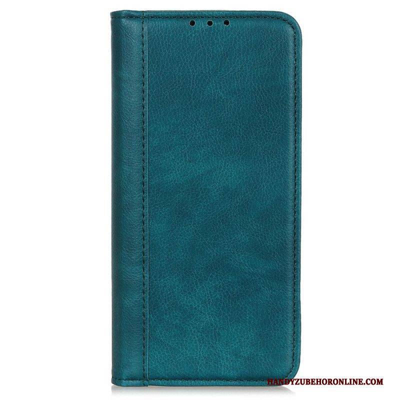 Schutzhülle Für Xiaomi 13 Lite Flip Case Farbige Version Aus Spaltleder