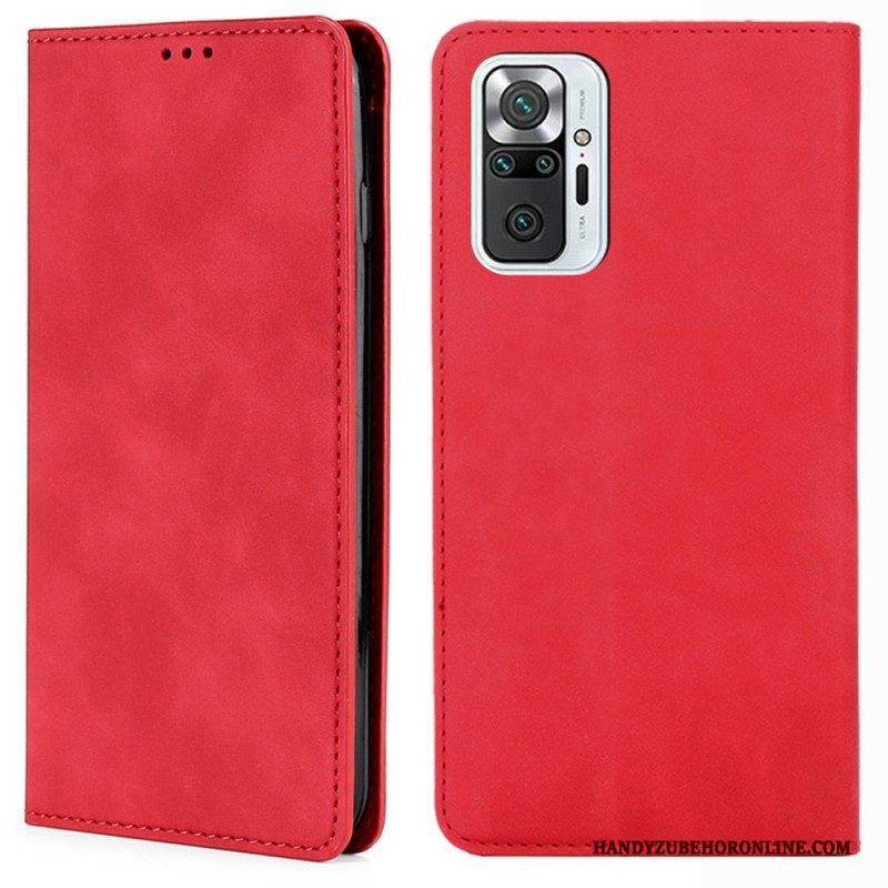 Schutzhülle Für Xiaomi Redmi Note 10 Pro Flip Case Klassischer Skin-touch