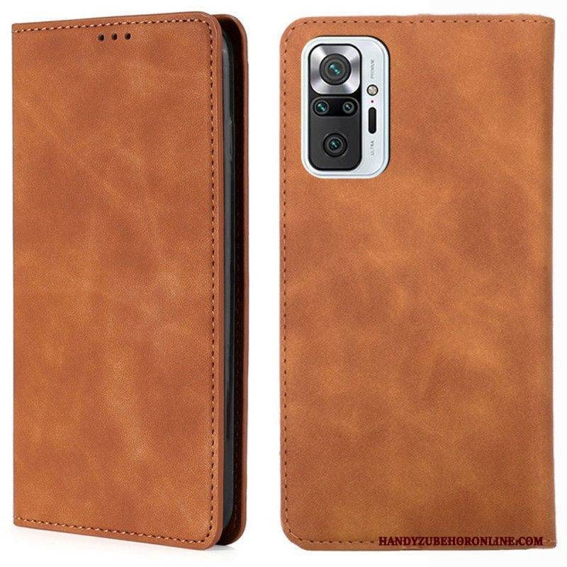 Schutzhülle Für Xiaomi Redmi Note 10 Pro Flip Case Klassischer Skin-touch
