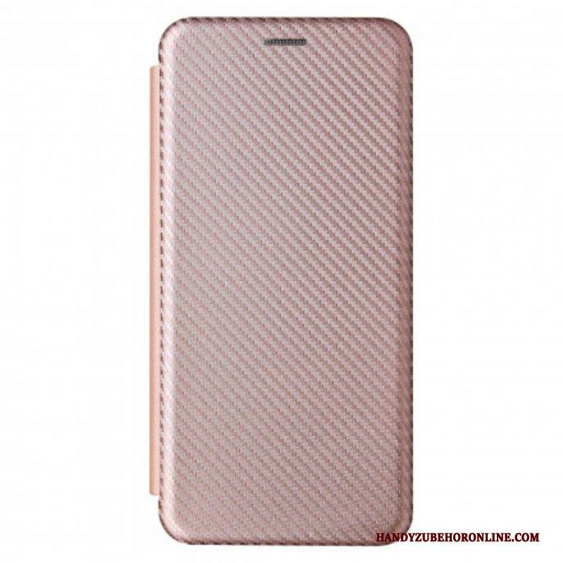 Schutzhülle Für Xiaomi Redmi Note 10 Pro Flip Case Kohlefaser Mit Stützring