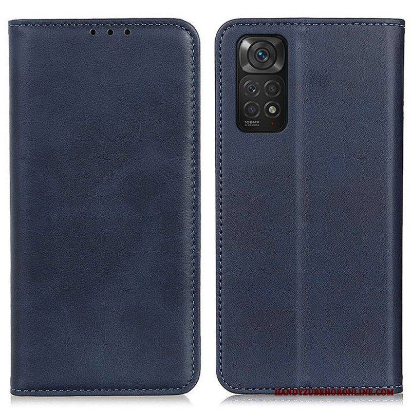 Schutzhülle Für Xiaomi Redmi Note 11 / 11S Flip Case Elegantes Spaltleder