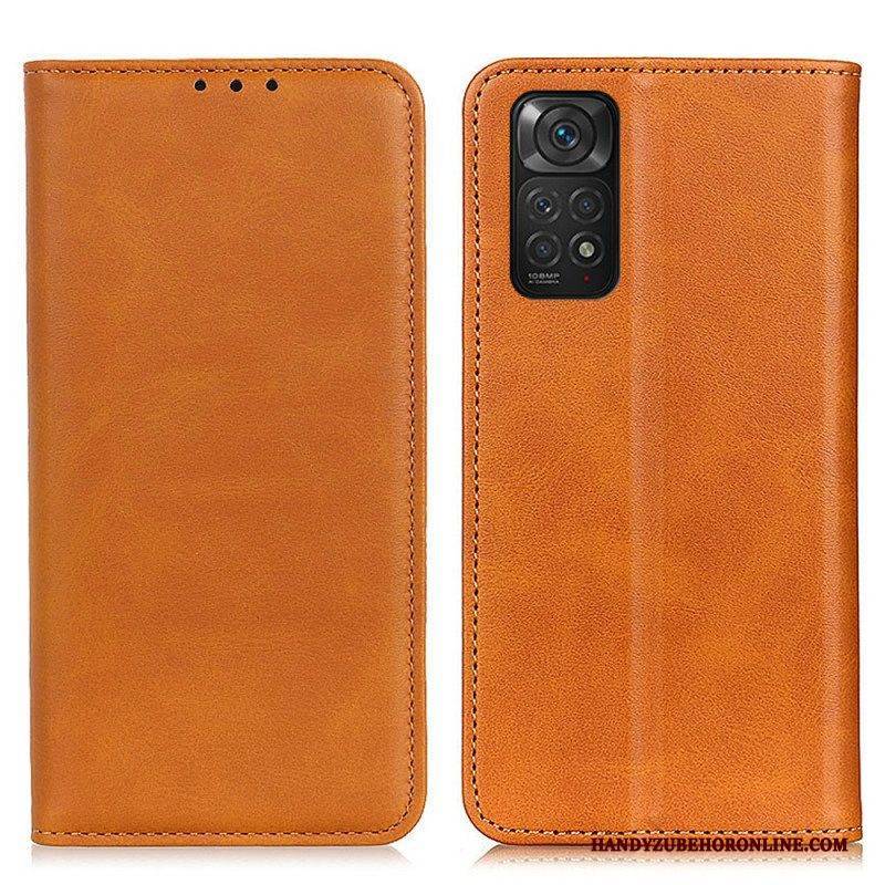 Schutzhülle Für Xiaomi Redmi Note 11 / 11S Flip Case Elegantes Spaltleder