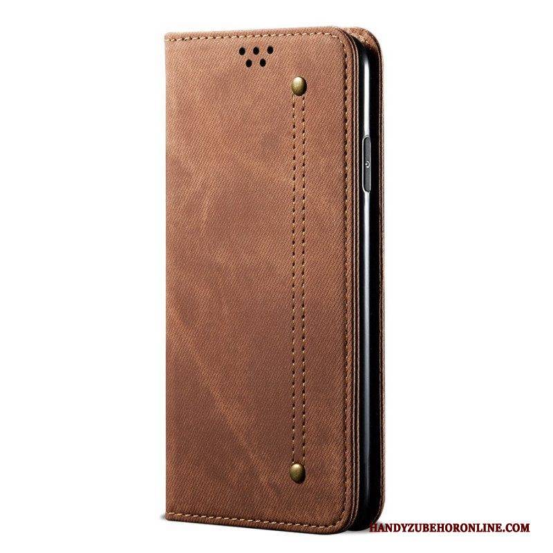 Schutzhülle Für Xiaomi Redmi Note 12 Pro Plus Flip Case Denim-stoff