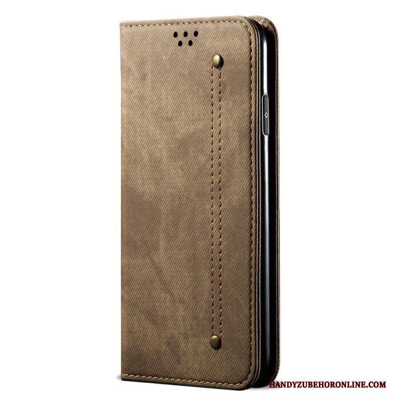 Schutzhülle Für Xiaomi Redmi Note 12 Pro Plus Flip Case Denim-stoff