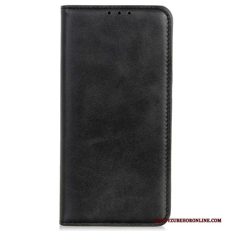 Schutzhülle Für iPhone 13 Pro Max Flip Case Litschi-spaltleder
