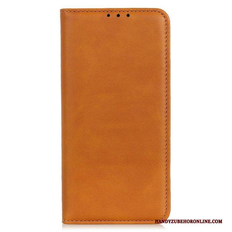 Schutzhülle Für iPhone 13 Pro Max Flip Case Litschi-spaltleder