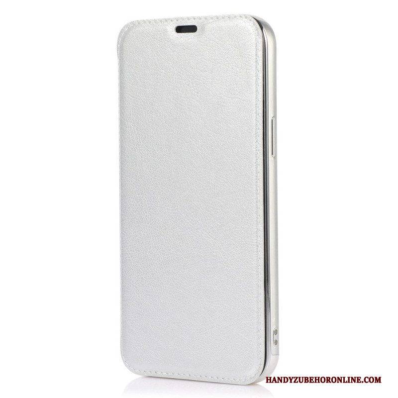 Schutzhülle Für iPhone 14 Flip Case Kartenhalter Aus Kunstleder