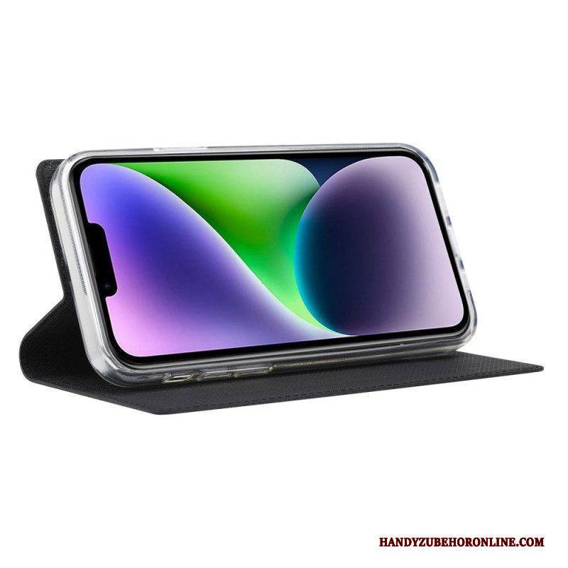 Schutzhülle Für iPhone 14 Plus Flip Case Strukturiertes Vili Dmx