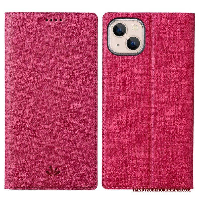 Schutzhülle Für iPhone 14 Plus Flip Case Strukturiertes Vili Dmx
