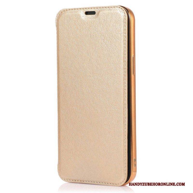 Schutzhülle Für iPhone 14 Pro Flip Case Kartenhalter Aus Kunstleder