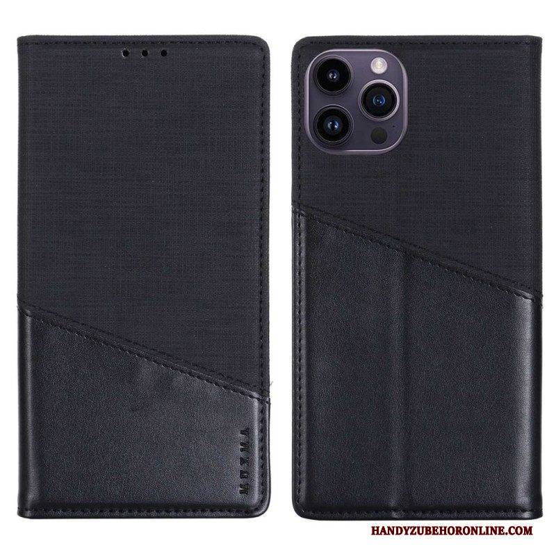 Schutzhülle Für iPhone 14 Pro Flip Case Rfid-canvas-stil
