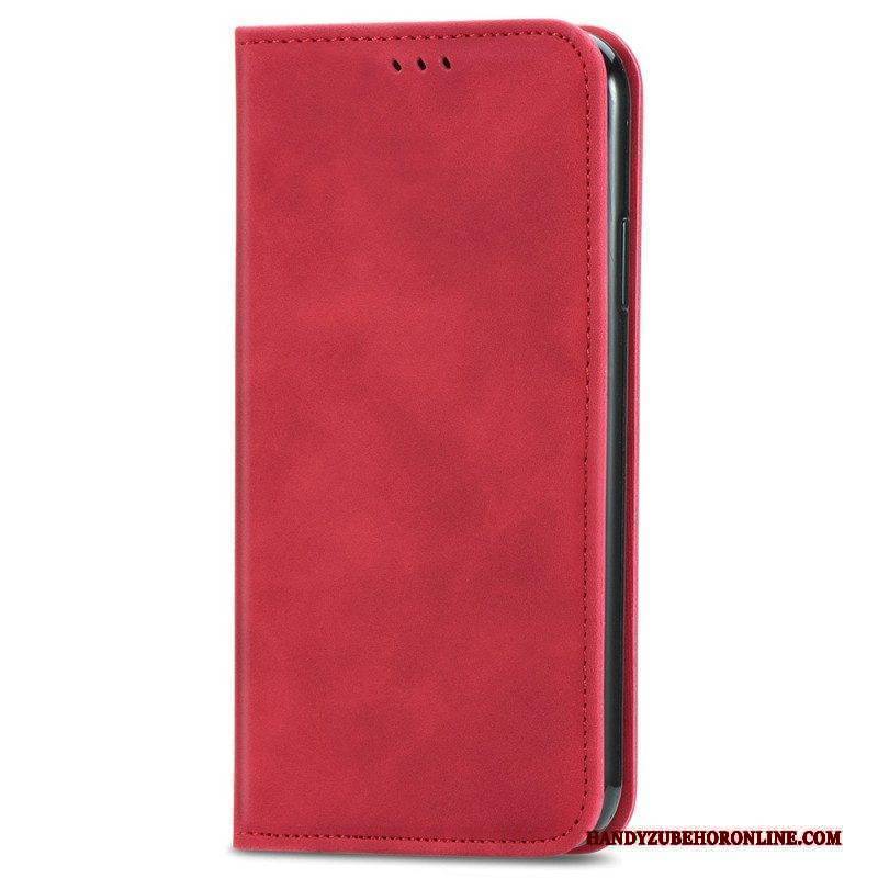 Schutzhülle Für iPhone 15 Plus Flip Case Weiches Kunstleder