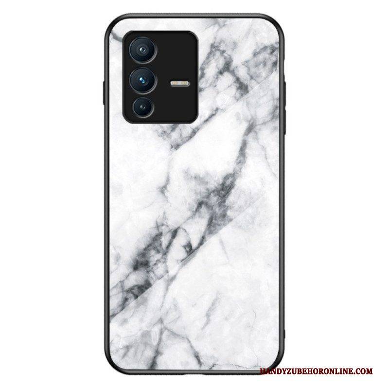 Vivo V23 5G Marmorfarben Gehärtetes Glas