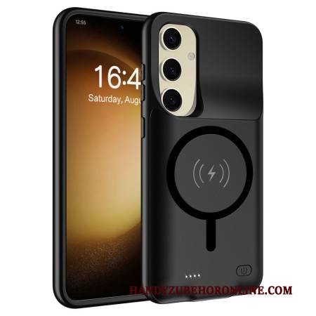 10000-mah-akkuhülle Für Samsung Galaxy S25 Plus Mit Externem Ladegerät Und Magnetischer Befestigung