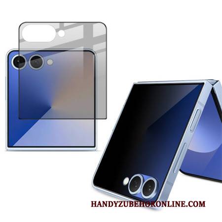 Anti-spionage-schutzfolie Aus Gehärtetem Glas Für Die Rückseite Des Samsung Galaxy Z Flip 7