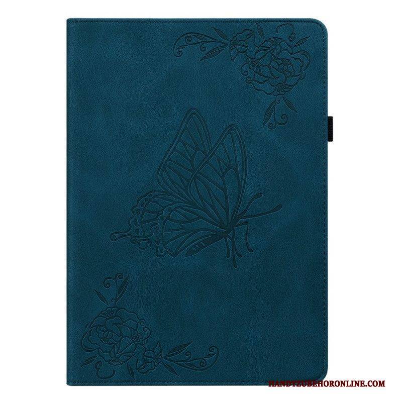 Case Für Samsung Galaxy Tab A8 (2021) Gedrucktes Muster Mit Schmetterlingen