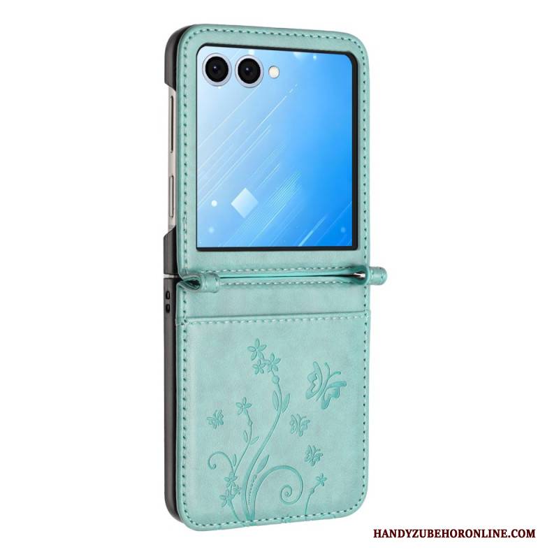 Case Für Samsung Galaxy Z Flip 7 Blumenmuster