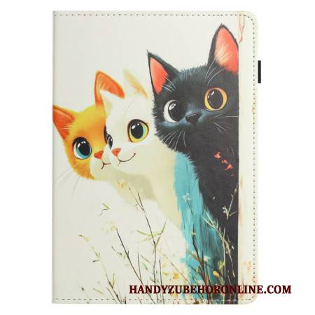 Case Samsung Galaxy Tab S10 Fe Handyhülle Design Mit Drei Katzen