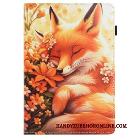 Case Samsung Galaxy Tab S10 Fe Handyhülle Fuchs Mit Blumenmuster