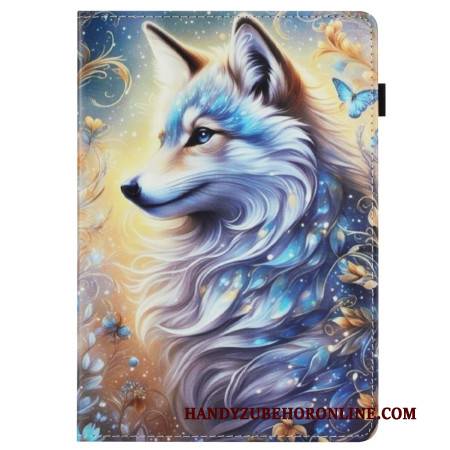 Case Samsung Galaxy Tab S10 Fe Handyhülle Weißer Wolf