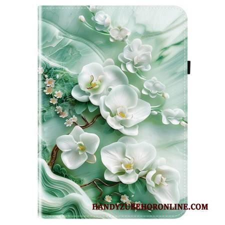 Case Samsung Galaxy Tab S10 Fe Plus Jade-blumen