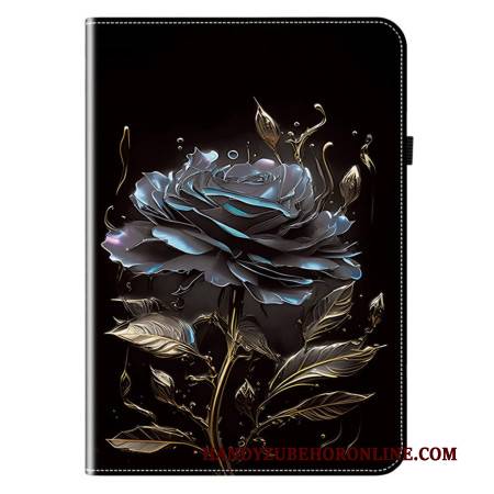 Case Samsung Galaxy Tab S11 Handyhülle Schwarze Rose