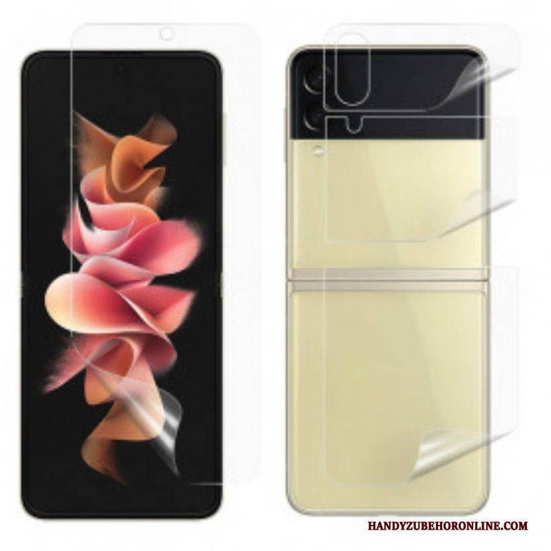 Display- Und Rückseitenschutzfolie Für Samsung Galaxy Z Flip 3 5G