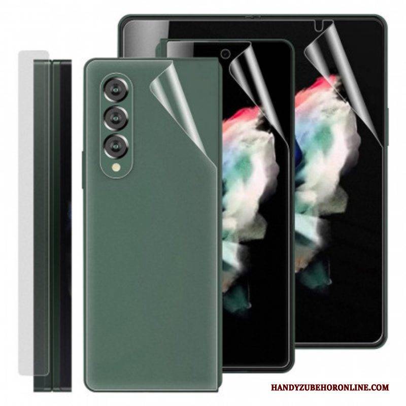 Display- Und Rückseitenschutzfolie Für Samsung Galaxy Z Fold 3 5G