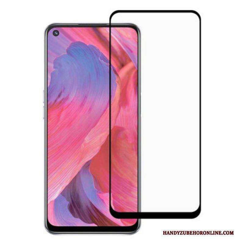 Displayschutzfolie Aus Gehärtetem Glas Oppo A54 5G / A74 5G Black Contours