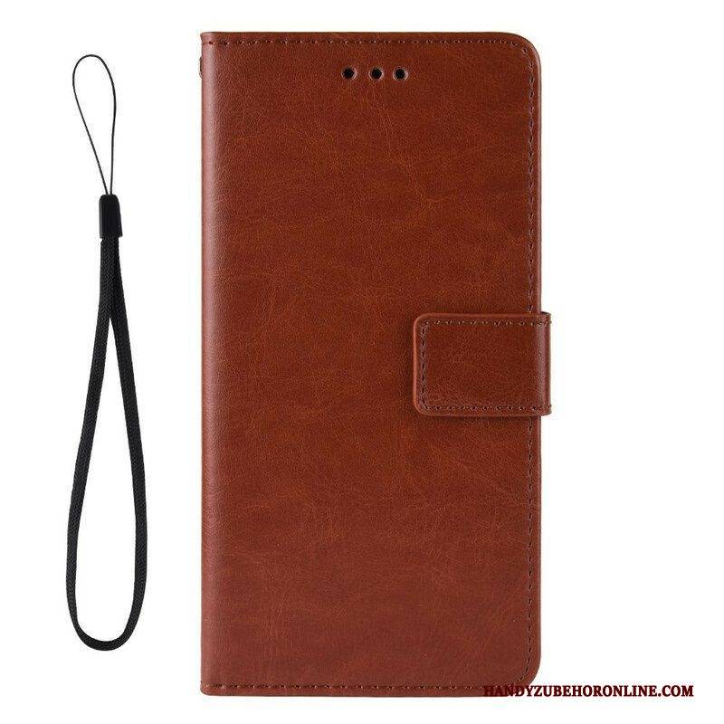 Flip Case Für Asus Zenfone 8 Auffälliges Kunstleder