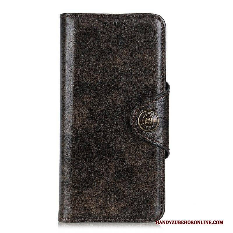 Flip Case Für Google Pixel 6 Glänzendes Kunstleder Khazneh